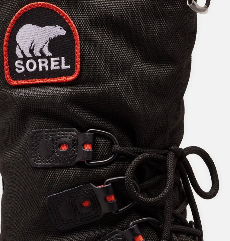 Sorel Kadın Glacier™ Xt Kısa - Kar Botu Siyah/Kırmızı - 038-MQWVKH